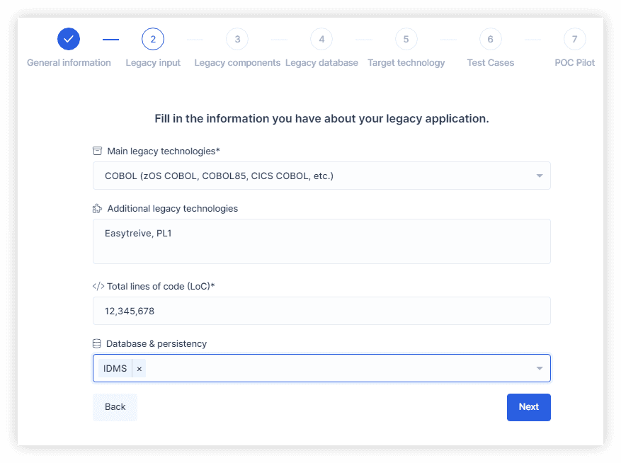 estimate-legacy-information