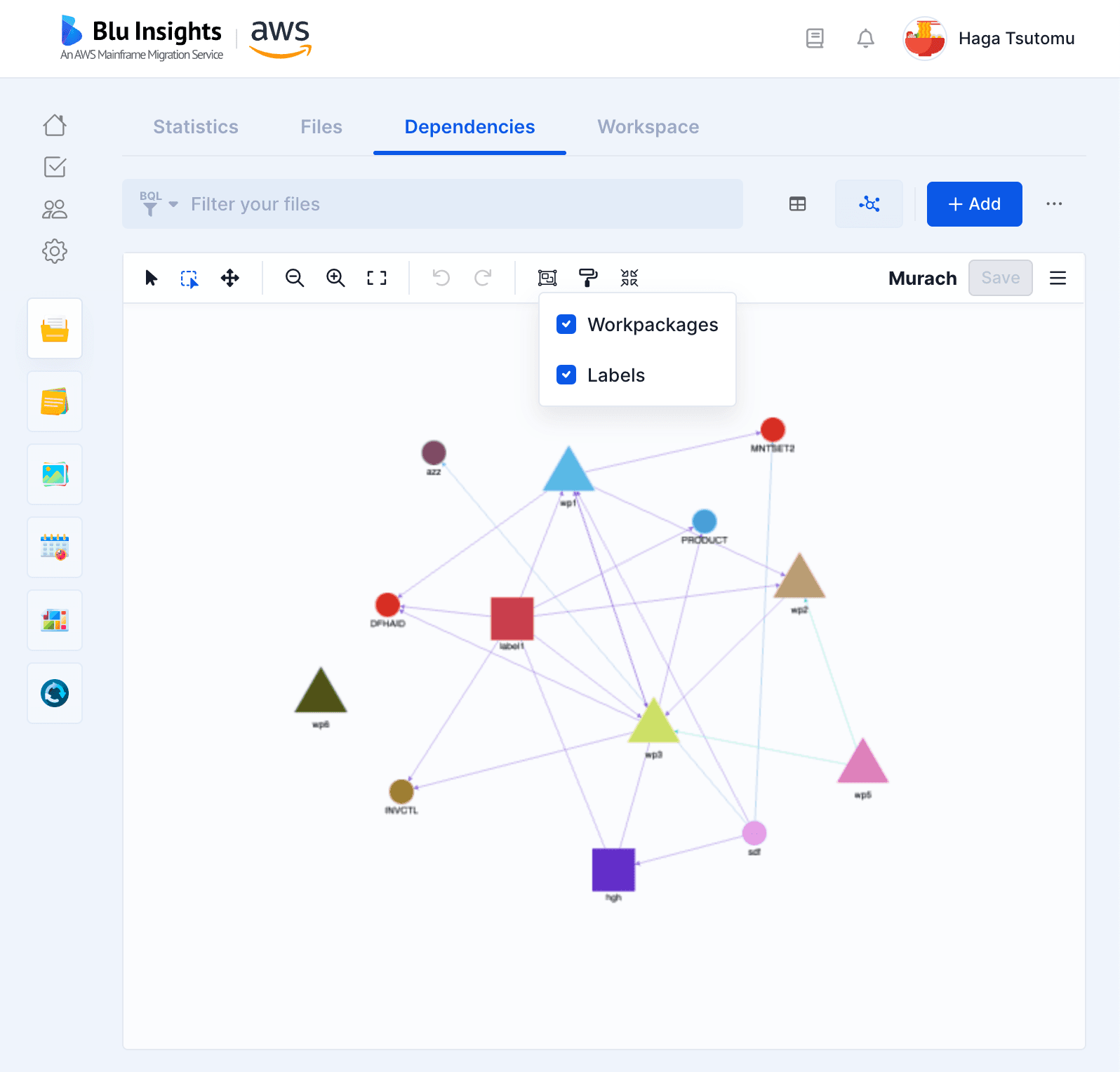 Dependencies - Group by Labels/Workpackages