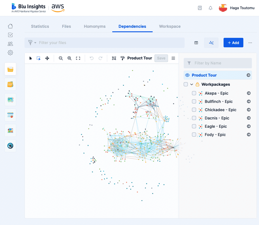 Dependencies - Subgraph Menu